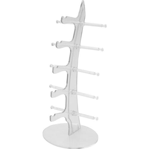 5 Layers Transparent Sunglasses Show Rack Holders Eyeglasses Display Stand Storage Holder Glasses Shelf Home Organizer