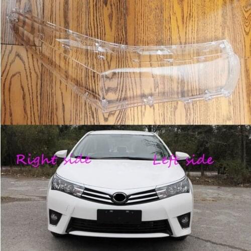 For Toyota Corolla 2014 2015 2016 2017 Car Headlight cover Headlamp Lens Auto Shell Cover