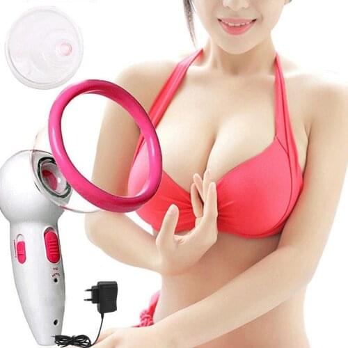 Electric Body cellulite massager Breast Enhancer Vacuum Pump Cups Enlarge Breast Enlarger Vacuum Pump Cup Massage CuppingTherapy