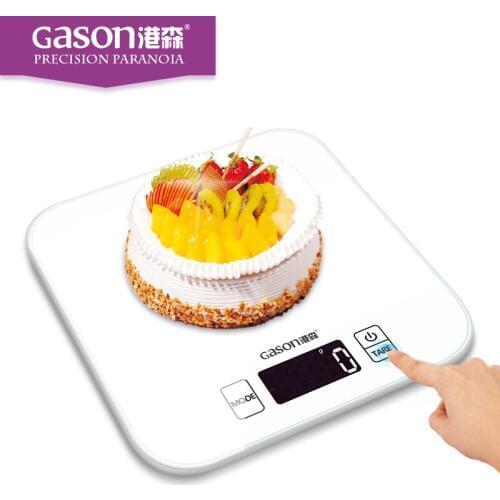 Gason C1 15kg black white balance digital electronic food kitchen scale weight household scales steelyard 1g gram table tools