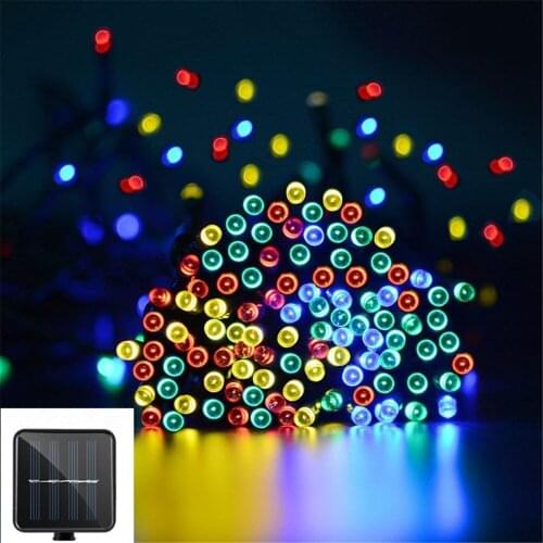 30/100/200/220LED Solar Light Oudoor/Indoor Fairy String Light Christmas Light Waterproof For Holiday Room Party Garden Decora