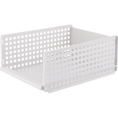 Quality Detachable Clothes Organizer Wardrobe Partition Board Rack Drawer Clothes Storage Box Bedroom Multi-Layer Stackable Stor