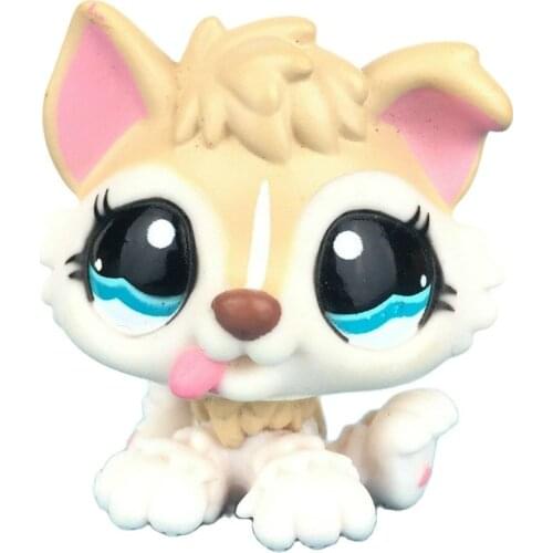 LPS CAT Old Pet Shop Puppy Cute Toys Mini Husky Dog Baby #1013