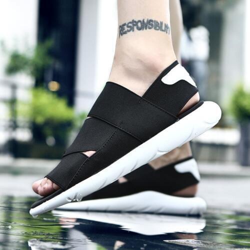 Cross-border size 2019 summer new breathable mens sandals and slippers open toe casual Vietnamese beach shoes men flip flops