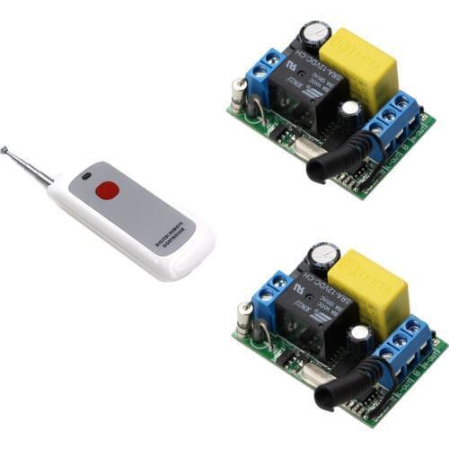 Latest AC220V Radio RF Wireless Remote Control Switch System 10A Relay Receivers With Digital Remote Controller Learning Code