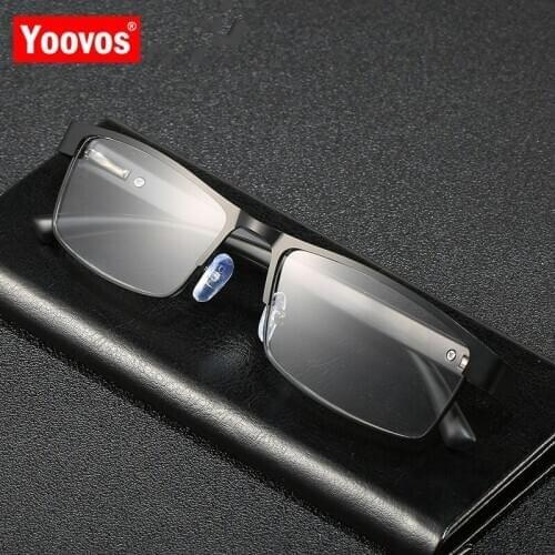 Yoovos Reading Glasses Women Alloy Luxury Glasses Women Brand Design Glasses For Women/Men Vintage Metal Lentes De Lectura Mujer