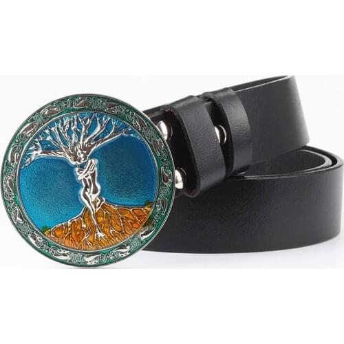Ents modelling belt buckle leather belt personality Decorative belt accessories