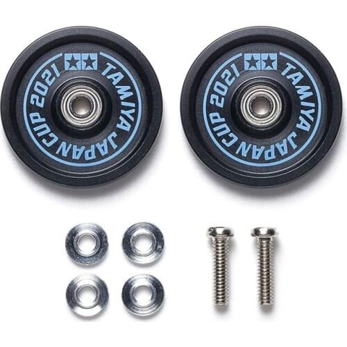 Original Tamiya Mini 4WD 2021JCUP 95148 19mm Aluminum Alloy Black Roller 95147 Pink Blue Pick Up Box Catcher