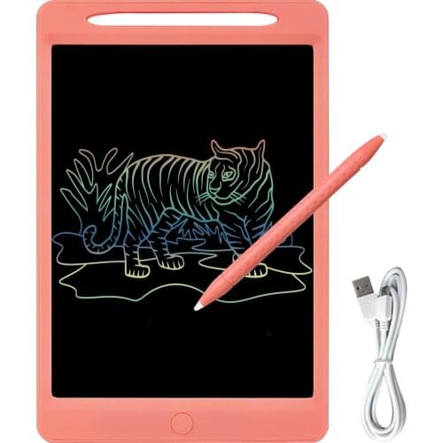 Rechargeable LCD Writing Tablet 11.5 Inch Handwriting Drawing Tablet Colorful Screen with Stylus Lock Button for Toddler Kids