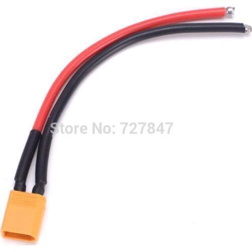 Amass XT30U XT30 Cable Male Plug Connector With Silicon Wire 16AWG 10CM 100mm for RC Hobby Battery FPV RC Model Drone