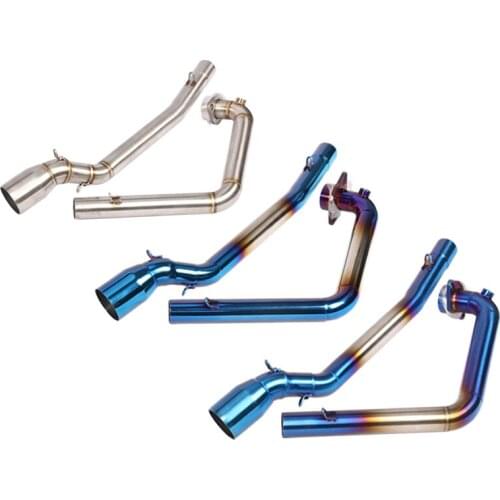Slip On Motorcycle Exhaust Front Link Pipe Head Tube Stainless Steel Exhaust System For Suzuki GSX150R 125R All Years