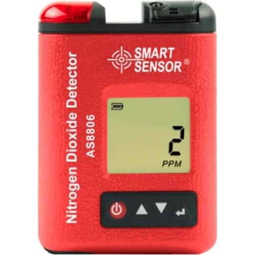 Smart Sensor AS8806 Portable Clip-on Digital Nitrogen Dioxide Detector NO2 Gas Concentration Analyzer Tester Meter for industry