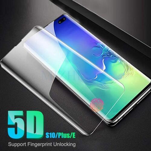 5D Glass On The For Samsung S10 5G Tempered Glass For Samsung Galaxy S 10 Plus e S10e S10Plus s105g screen protector Safety film