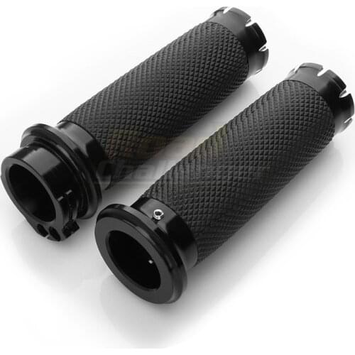 1.25'' mm Black Hand Grips For Harley Sportster 883 1200 Touring Dyna Softail Custom VRSC For Harley Handle CNC Handlebar