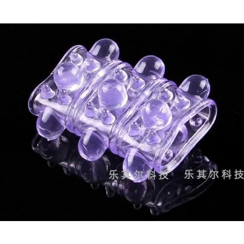 2pcs Crystal sex toys for men physiotherapy penis ring silicone penis extender for men delay ejaculation