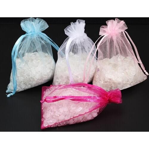 50pcs Drawstring Organza Bags Jewelry Packaging Bags Wedding Bags Wholesale Gifts Pouches 7x9cm 9x12cm 10x15cm 11x16cm 13x18cm