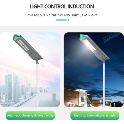 ALLTOP Ip65 Waterproof Outdoor Motion Sensor 180w All In One Solar Led Street Light