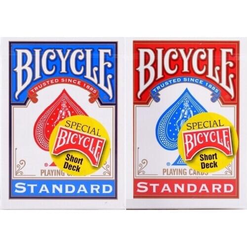 Bicycle Short Deck 1/16" Playing Cards USPCC Special Poker Magic Card Games Close Up Magic Tricks Props for Magician