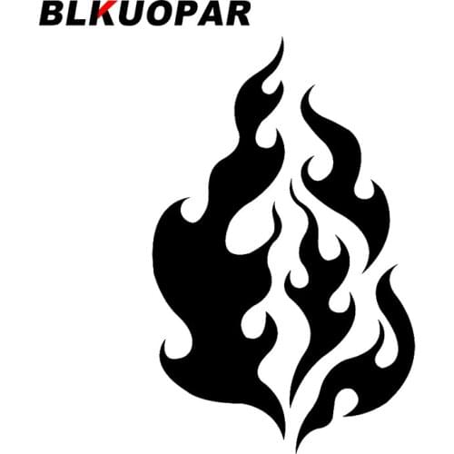 BLKUOPAR for Tribal Flame Car Stickers Waterproof Scratch-Proof Decals Funny Creative Windows Refrigerator Decor Car Goods