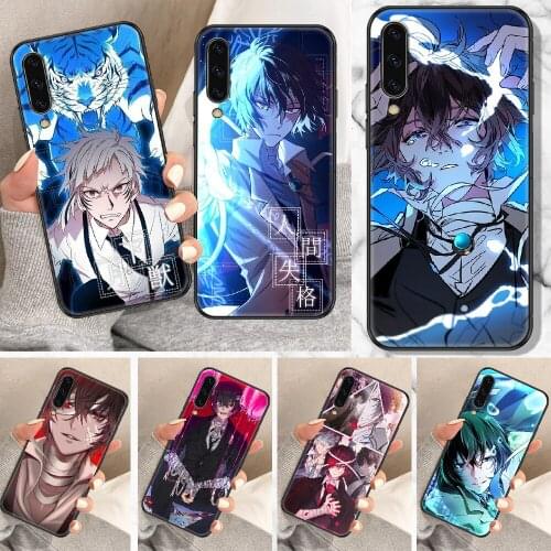 Bungou Stray Dogs Dazai Osamu Phone Case For Samsung Galaxy A 10 12 20E 21S 30 32 40 50 51 52 70 71 72 5 6 7 2016 2018 black