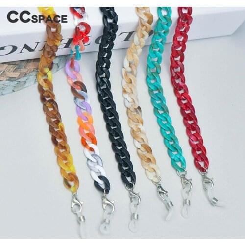 Fashion Men Womens Neck Chain for Mask Glasses Acrylic Sunglasses Chains Lanyard Reading Eyeglasses Cord Neck Rope Chain003
