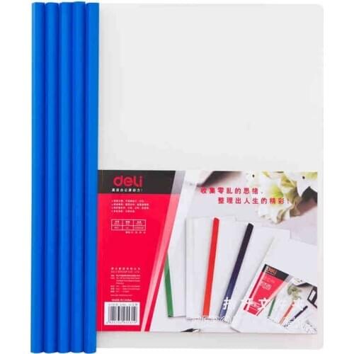 DL 5531 sucker rod folder A4 sucker rod folder report clip of transparent rod clamp holder Stationery office supplies for