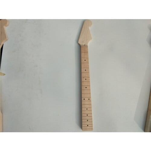 New Tiger Stripes Maple Neck,Maple Fingerboard Fit For BJST Single Wave Electric Guitar No Frets No Paint BJ-406