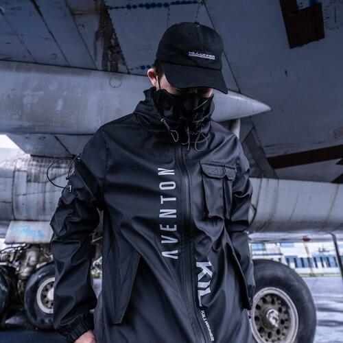 Mens Jacket Killwinner Jacket Waterproof Winterized Techwear Darkwear Streetwear Harajuku