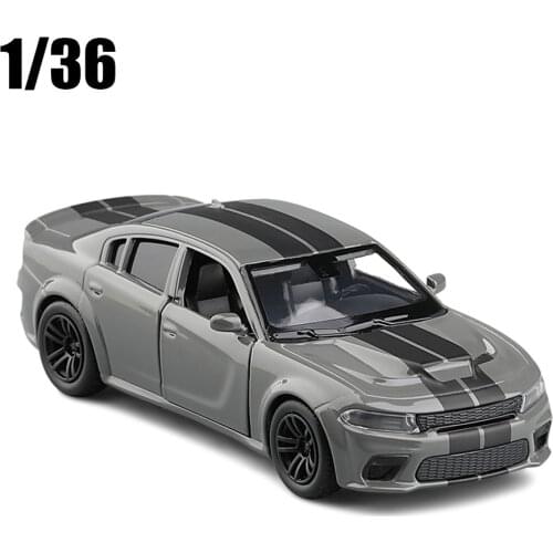 Simulation 1:36 Dodge Challenger SRT Hellcat Sport Car Model Alloy Diecast Toy Vehicles Collection For Kids Toy Gift