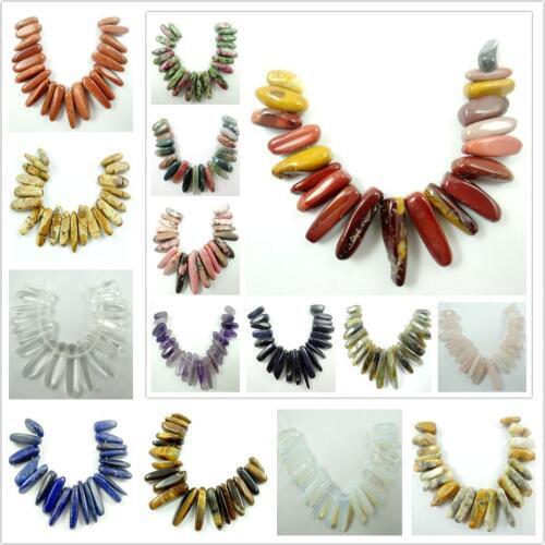 2020 Hot Natural stone Quartz Crystal lapis tiger eye Beads pendant for diy Jewelry making necklace Accessorie Men women 20pcs