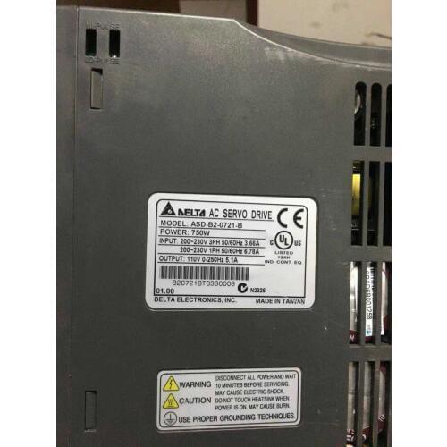 Servo ASD-B2-0721-B , used ,90% appearence new , 3 months warranty , in stock