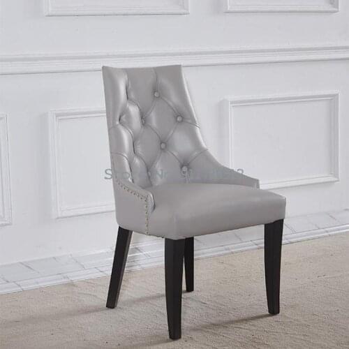 Nordic style dining chair home stool backrest simple makeup desk chair restaurant hotel light luxury American dining table and