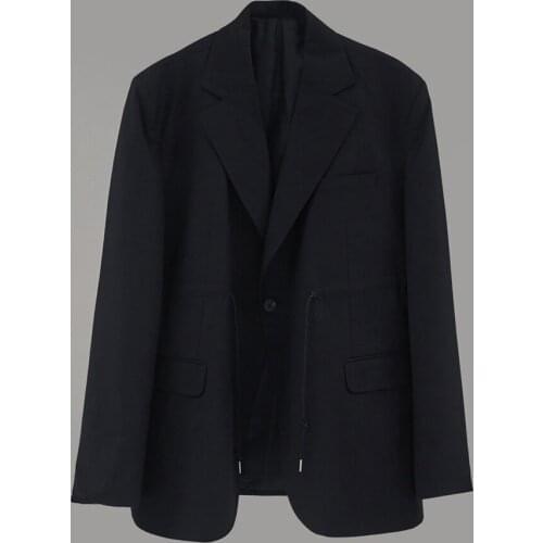 Fried Street senior sense suit mens sense of design casual ruffian handsome exquisite Korean style suit big size coat fashion