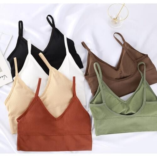 SVOKOR Plus Size Bras For Women Sexy Seamless Bra U Type Backless Underwear Push Up Bralette Shockproof Brassiere Breast Wrap