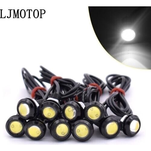 10 Piece Eagle Eye LED Reverse Backup Light DRL Daytime Running Light For Yamaha MXT850 Niken GT XTZ700 TENERE