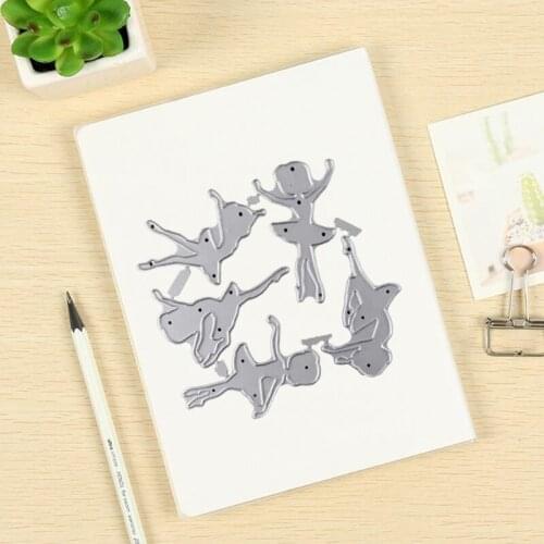 203F Ballet Girl Metal Cutting Dies Stencil DIY Scrapbook Album Paper Card Template