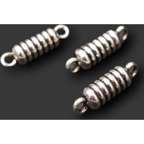 4pcs Silver Plated Large Knot Connectors Vintage Necklace Bracelet Metal Accessories DIY Charms For Jewelry Crafts Making A2426