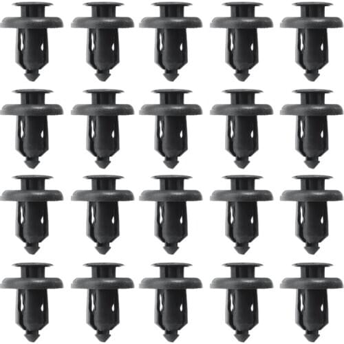 Car Accessories 20pcs 10mm Hole Fastener Clips Car Front Rear Bumper Retainer Fastener Clip For Honda 91503SZ3003
