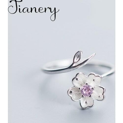 Bohemian Vintage Big Crystal Cheery Flower Rings For Women Lady Men Antique Knuckle Rings Boho Jewelry Anillos 2021