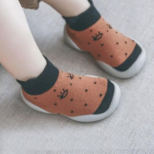 Baby Boys Shoes Toddler Baby Cartoon Anti-slip Floor Socks Shoes for Kids Girls Soft Rubber Sole Shoes Baby Infant Sneakers 2021
