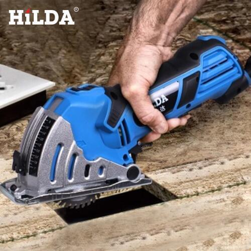 HILDA Mini Electric Circular Saw DIY Multifunctional Electric Saw Power Tools rotary tool circular saw blades for wood