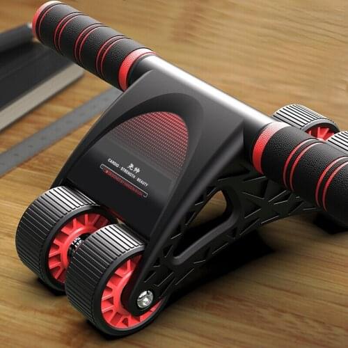 Abdominal Wheel Household Four-wheel Silent Men and Women Abdomen Training Fitness Equipment Rebound Ab Abdominal Muscle Wheel