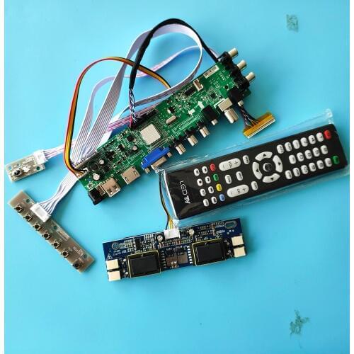 Kit for LM201WE3-TLF2/LM201WE3-TLF8 board AV TV USB remote DVB-T 1680X1050 4 CCFL Digital LCD Panel HDMI VGA Controller 30pin