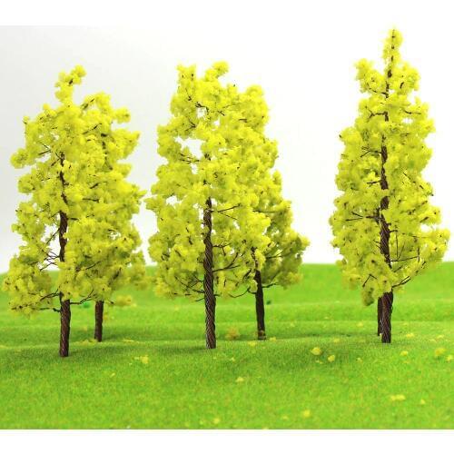 10PCS Iron wire Model Trees 11cm model train ho scale 11040 terrarium miniatures 1:43-1:300 model railroad trees