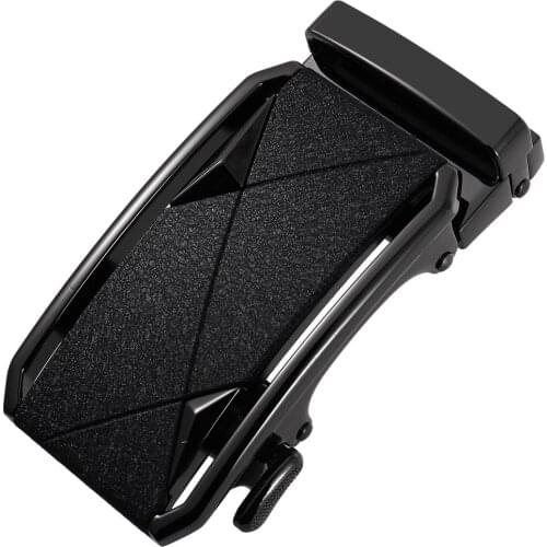 Guan Pin Genuine Mens Belt Head, Belt Buckle, Leisure Belt Head Business Accessories Automatic Buckle Width 3.5CM LY136-23815