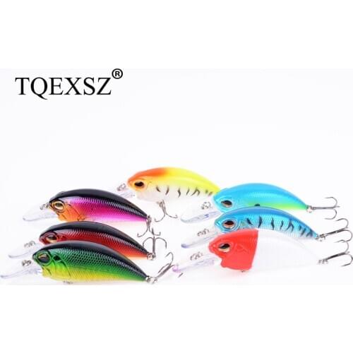 One pcs Crank Fishing Lure Artificial Hard Baits 9cm 15.3g Crankbait Jerkbait Wobbler Fishing Tackle Treble Hooks Tackle 3D Eyes