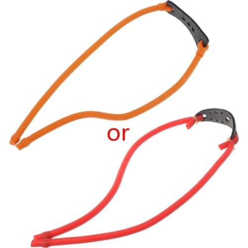 Slingshot Band Rubber Bands With Pocket Outdoor Catapult Supplies Strong Elastic