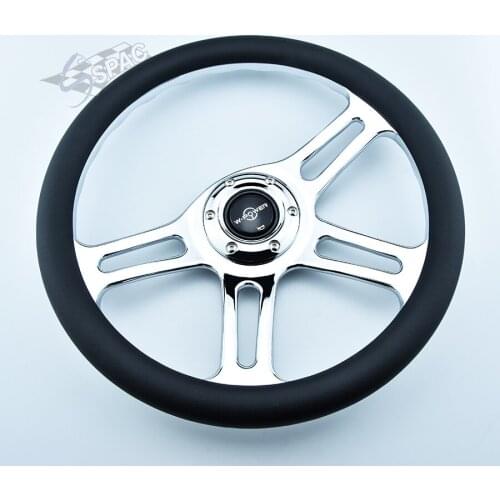 350MM JDM Racing Sport Steering Wheel Black JDM Style Sport Gaming Steering Wheel
