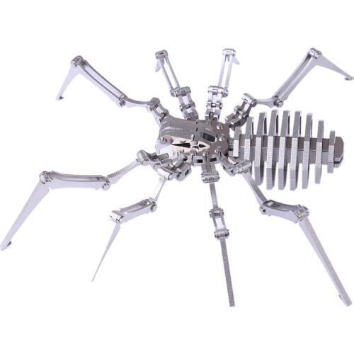 DIY Assemble Model Kit 3D Stainless Steel Assembly Detachable Models Puzzle Home Ornaments Best Gift 2019 - Spider King