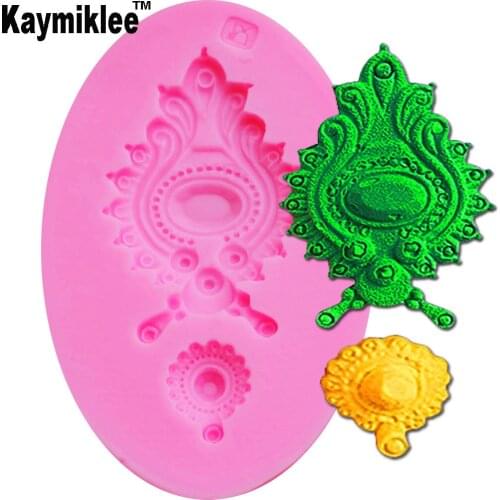 Kaymiklee M433 DIY Gem Silicone Mold Fondant Mould Cake Decorating Tools Chocolate Gumpaste Mold, Sugarcraft,Cake Decorating